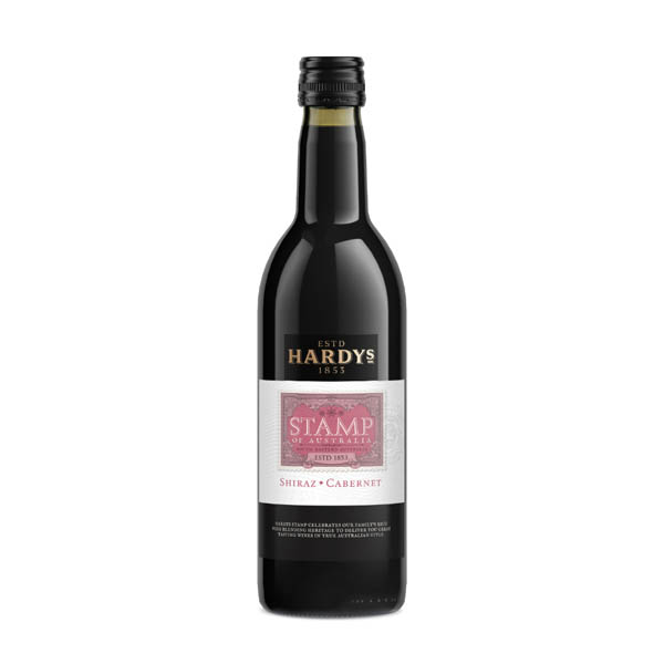 HARDYS STAMP SHIRAZ CAB 187x12